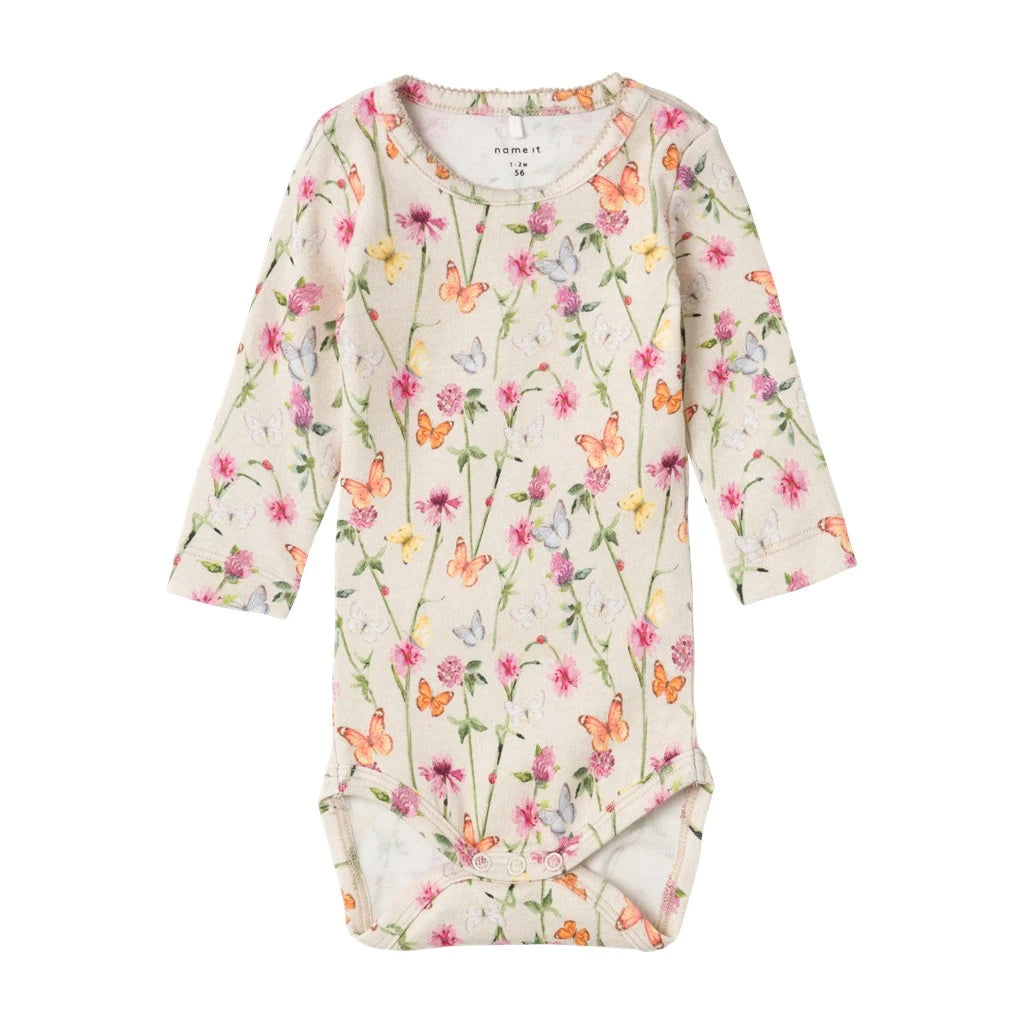 Baby Bodysuit - Long Sleeved - Organic Cotton