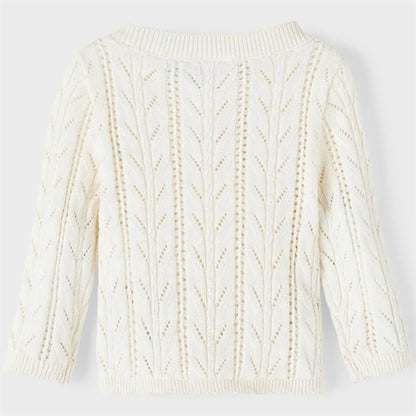 Baby Knitted Cardigan - Long Sleeved - Organic Cotton