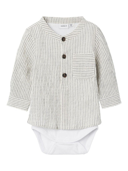 Baby Shirt-Body Long Sleeved - Cotton