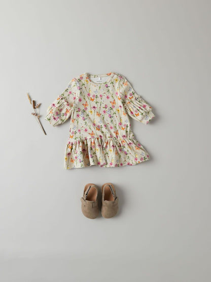 Baby Dress Long Sleeved - Organic Cotton