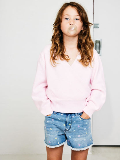 Knitted Wrap Top