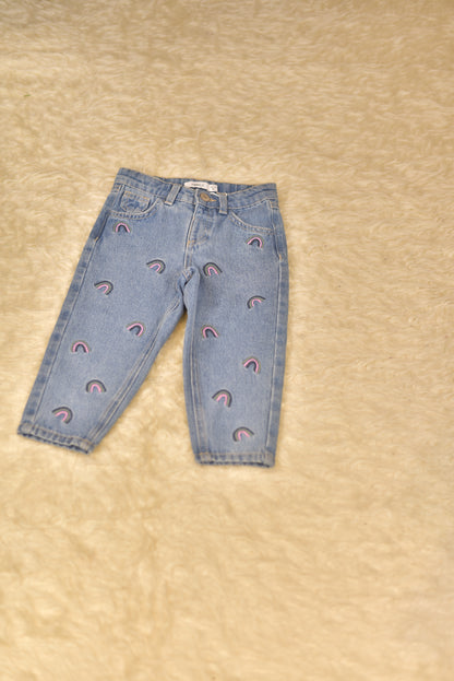 Jeans with Embroidery