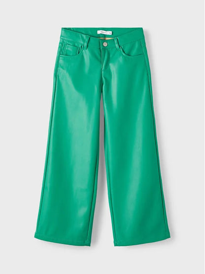 Emerald Leather Pants