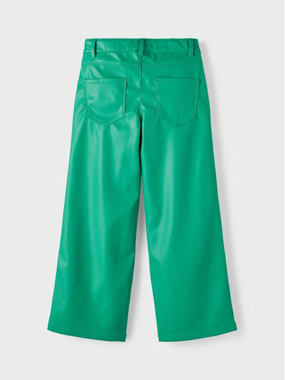 Emerald Leather Pants