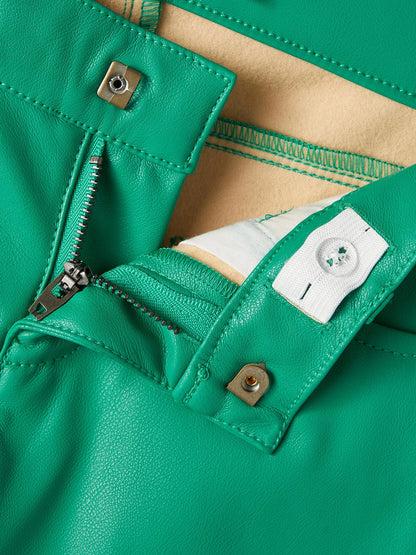 Emerald Leather Pants