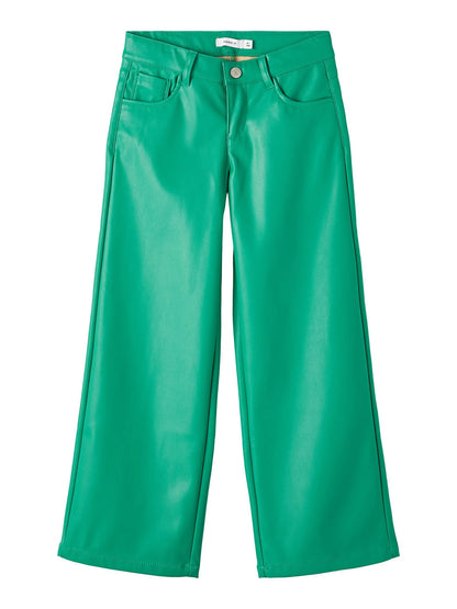 Emerald Leather Pants