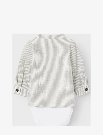 Baby Shirt-Body Long Sleeved - Cotton